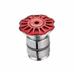 Accell TOKEN Arsenal Top Cap A-Head Plug (1 1 1/8" | Rød | CNC | Med Ekspander)