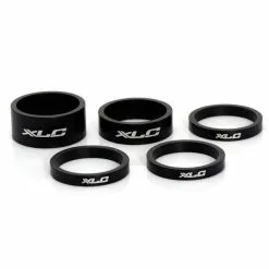 XLC AS-A02 A-Head Afstandsringssæt (3x5 | 1x10 | 1x15mm | 1" | Sort)