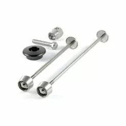 Pitlock Sæt 03/GA Hurtigudløser (sølv / Sort)